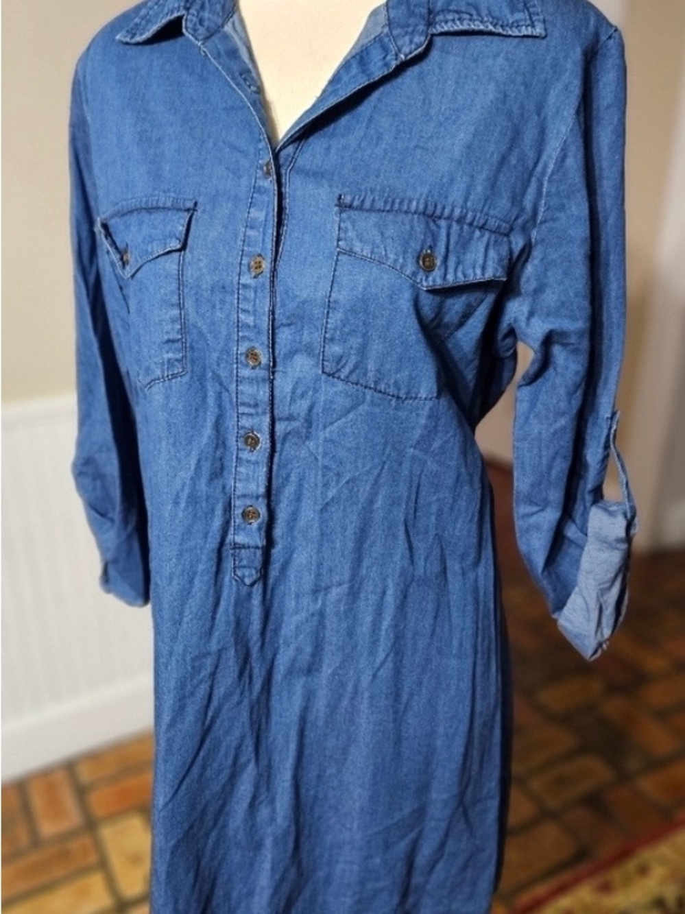 Speed Control Denim Dress